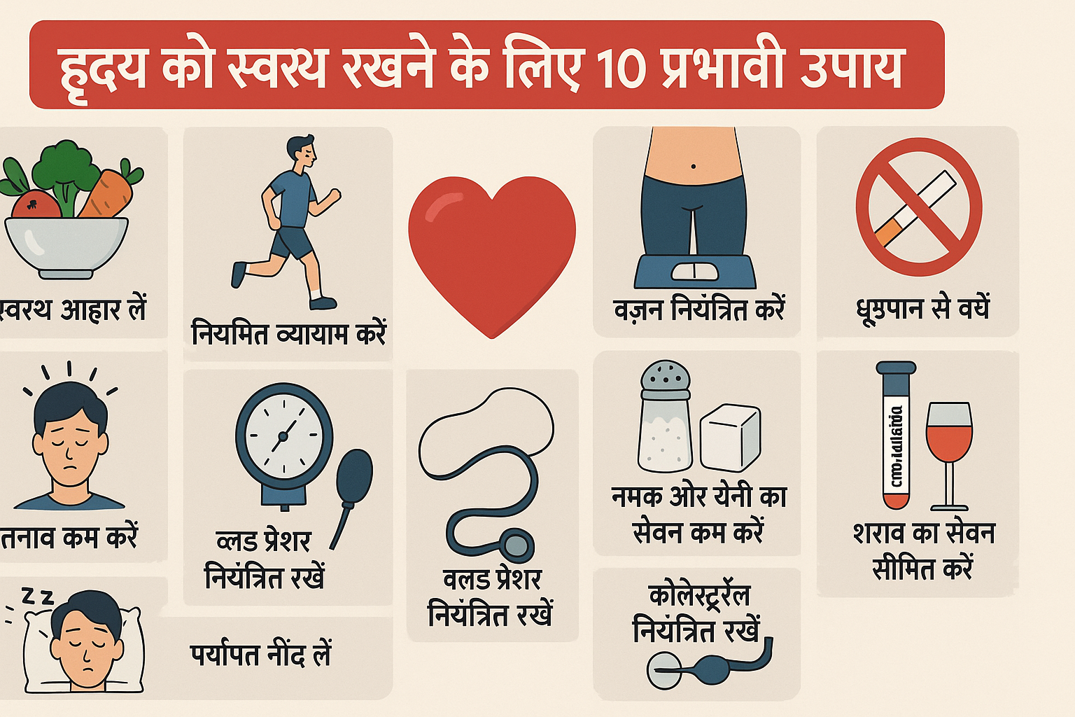 हृदय को स्वस्थ रखने के लिए 10 प्रभावी उपाय: दिल की देखभाल के लिए प्राकृतिक तरीके