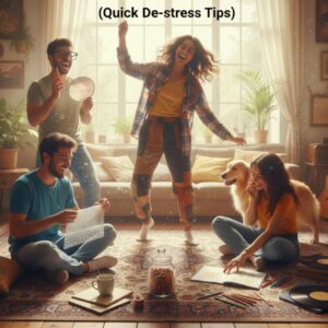 तनाव दूर करने के मज़ेदार और आसान तरीके: बस 5 मिनट में पाएँ मानसिक शांति (Quick De-stress Tips)