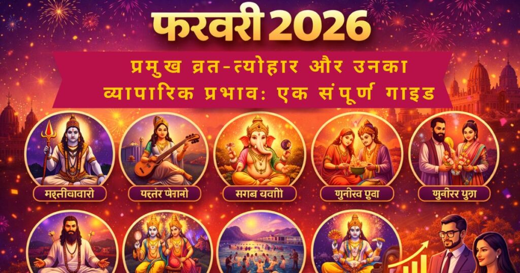 फरवरी 2026 के प्रमुख व्रत-त्योहार और उनका व्यापारिक प्रभाव: एक संपूर्ण गाइड