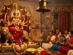 नवरात्र का तीसरा दिन: माँ चंद्रघंटा की पूजा, मंत्र, भोग और पौराणिक कथा